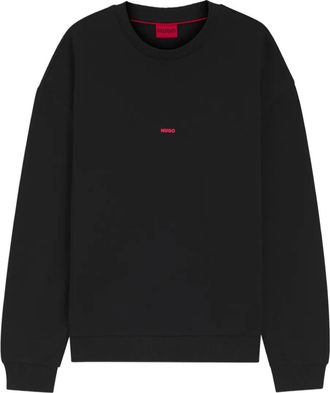 HUGO BOSS Felpa con stampa - Nero