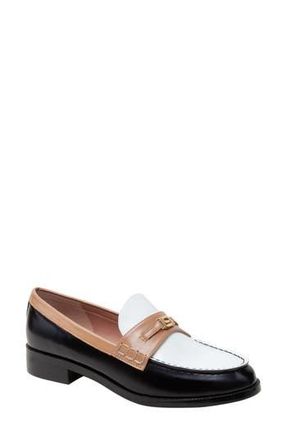 Linea Paolo Endy Bit Loafer in Black/Ivory/Toffee at Nordstrom Rack, Size 8