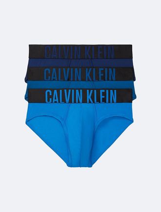 Calvin Klein Mens Intense Power Micro 3 Pack Hip Brief - Multi - XL
