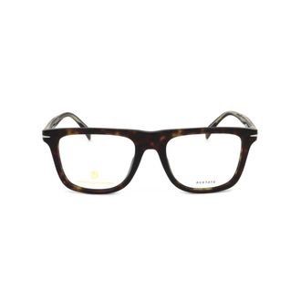 David Beckham Db 7061/F Timeless Rectangular Tortoiseshell Frame Eyeglasses