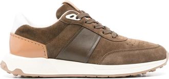 Tod's Sneaker Running Mid Volume 63K - Heren - Sneakers - Bruin - 41 EU - Leer - Schoenen