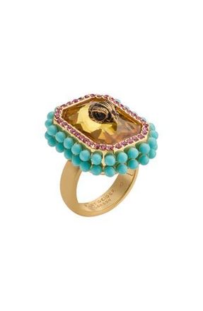 Kurt Geiger Eagle Head Cocktail Ring in Orange at Nordstrom Rack, Size 8