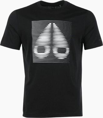 Moose Knuckles Mens Raydaze Graphic Logo Black T-Shirt - Size: 36