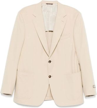 Canali Hombre, Chaquetas, Beige, Talla: 2XL