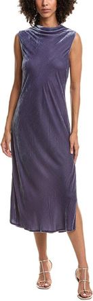 Bella Dahl Velvet Mock Neck Midi Dress