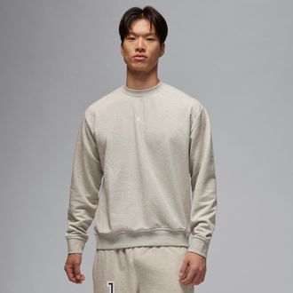 Nike Jordan Mens Jordan Sport Crossover Dri-FIT Crew-Neck Sweatshirt in Grey | FV8624-050