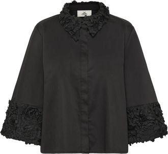 Karen by Simonsen Blouses - Dames - Overhemden - Zwart - XS - Overhemden