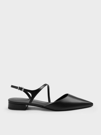 Charles & Keith Cordelia Pointed Slingback Flats