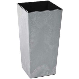 OEM Maceta De Hormig&oacute;n Gris Porto H57x29x29 Cm