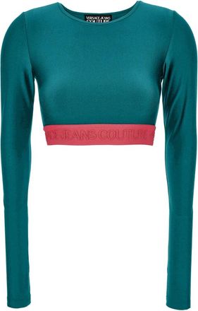 Versace Donna, Top, Blu, 2Xs, new