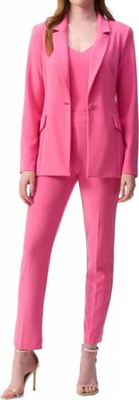 Joseph Ribkoff Classic Straight Pants In Bubble Gum