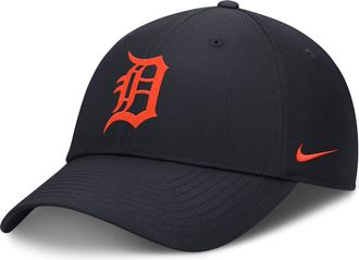 Nike Detroit Tigers Club Nike Mens Dri-FIT MLB Adjustable Hat in Blue | NB024FADG-T0X