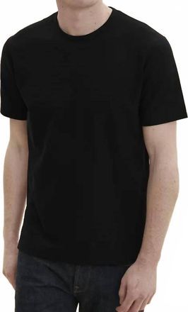 h&aring;ndv&aelig;rk Pique Crew Neck T-Shirt In Black