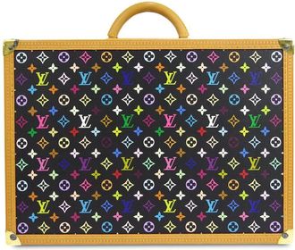 Louis Vuitton 1990-2000s Alzer 55 trunk bag - women - PVC - One Size - Black