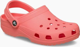 Crocs Womens Crocs Classic Clog Thermoplastic Womens Guava Clogs - Pink - Size: UK 7 / eu 41-42 / us m8w10