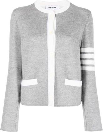 Thom Browne 4 Bar Wool Cardigan