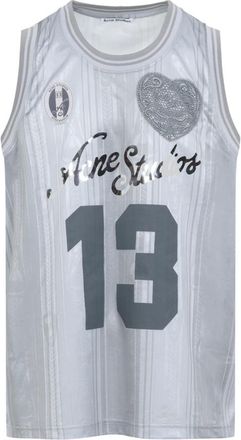 Acne Studios Sportswear, male, Gray, Size: M Bl0438 T-shirt