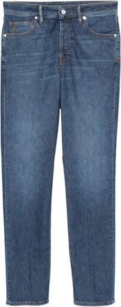 Nine In The Morning Asthor Slim-Fit Jeans - Heren - Slim Fit Jeans - Blauw - W33 - Katoen - Jeans