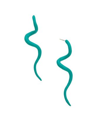 Kenneth Jay Lane Plated Swirl Earrings