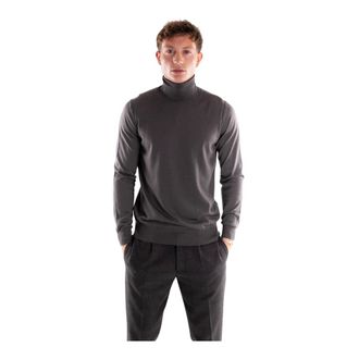 Paolo Pecora Su&eacute;ter de Cuello Alto - Knitwear - Hombre - Gris - XL
