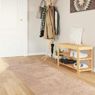 vidaXL Vidaxl Runner Tappeto Marsa Sabbia 100 X 250 Cm Poliestere E Pvc