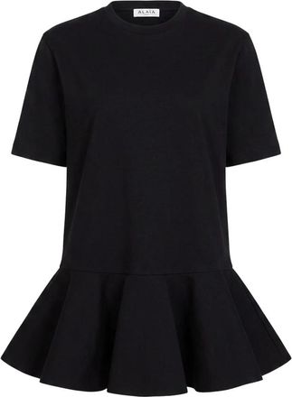 Alaia Mujer, Camisetas, Negro, Talla: XS