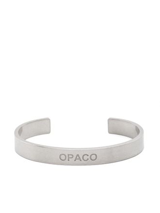 Maison Margiela Bracciale rigido Numeric - Argento