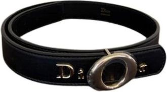 Dior Christian Dior - Dames - Riemen - Zwart - 75 CM - Accessoires