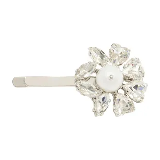 Simone Rocha Hair Accessories, female, White, Size: ONE SIZE Mini Heartbloom Hair Clip