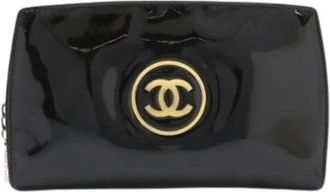 Chanel Pre-owned Clutches, female, Black, Size: ONE SIZE Pre-owned Metal Wallet