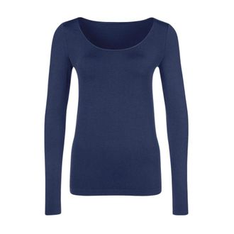 Wolford Luxe Pullover - - Tops - Donna - Blu - S