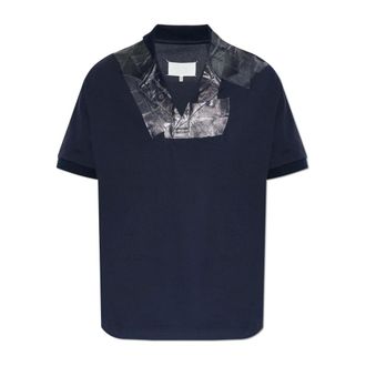 Maison Margiela Polo Shirts, male, Blue, Size: M Polo