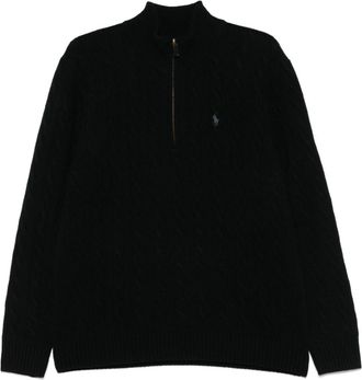 Polo Ralph Lauren Maglione a maglia intrecciata - Nero