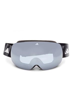 adidas Shield Snow Goggles in Matte Black /Smoke Mirror at Nordstrom