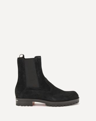 Christian Louboutin Cavernos suede Chelsea Boots Male 42.5