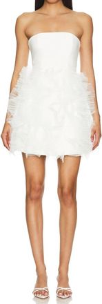 Cinq à Sept Strapless Tulle Ryan Dress In Ivory