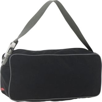 Prada Pre-owned Shoulder Bags, female, Black, Size: ONE SIZE Pre-owned Nylon Hobo Bag