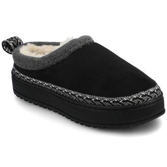 Journee Collection Womens Tarika Sherpa Mule Slipper