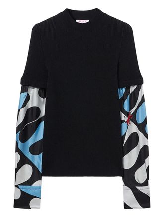 Pucci leocorno-print sweater - women - Fabric - L - Black