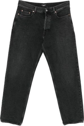 Saint Laurent Zwarte Katoenen Klassieke Jeans - Heren - Regular Fit Jeans - Zwart - W32 - Katoen - Jeans