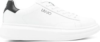 Liu Jo leather platform sneakers - White
