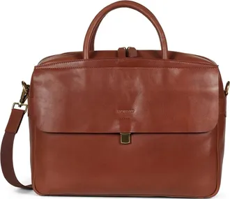 Howard London Tassen, Heren, Bruin, ONE Size, Leer, Laptop Bag Charlie Brown