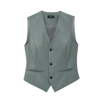 Anine Bing Vests, female, Green, Size: XS Waistcoat