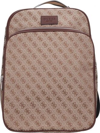 Guess Rugzak van kunstleer - Heren - Rugzakken - Beige - ONE Size - Leer - Tassen