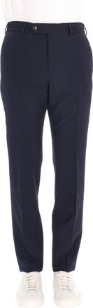 Pantaloni Torino Slim Jogger Virgin Wool Embossed Trousers