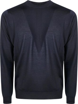 FILIPPO DE LAURENTIIS G. Collo ML F16 Merinos - - Knitwear - Uomo - Blu - L