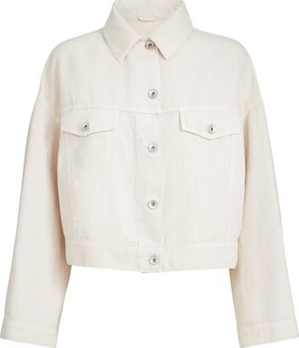 Brunello Cucinelli Cover outerwear jacket in Chalk at Nordstrom, Size 38 It