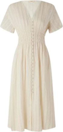 Sessun Mujer, Vestidos, Beige, Talla: L