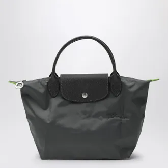 Longchamp Graphitfarben S Le Pliage Gr&uuml;ne Tasche