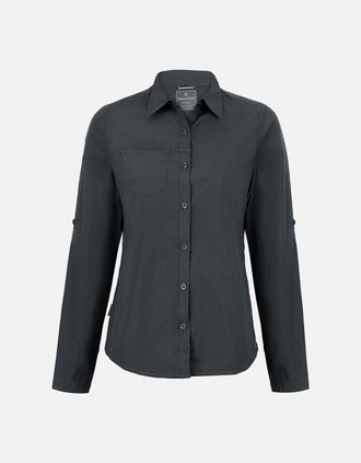 Craghoppers Womens Craghoppers Womens/Ladies Expert Kiwi Long-Sleeved Shirt - Grey - Size: 10